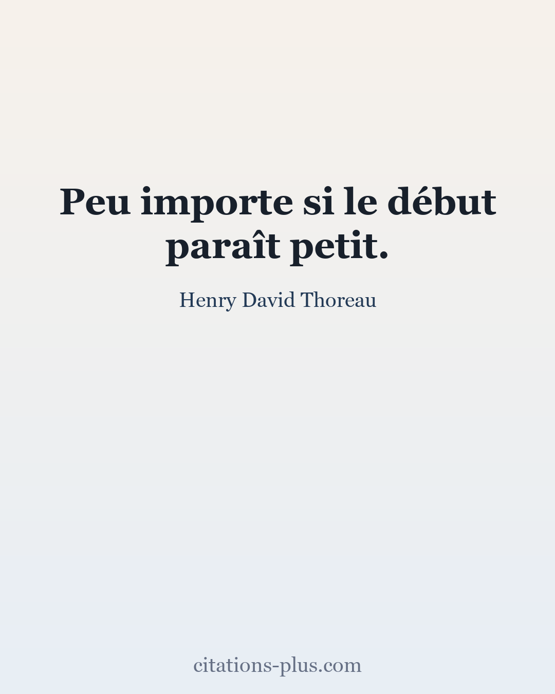 Carte Premium clair — Henry David Thoreau