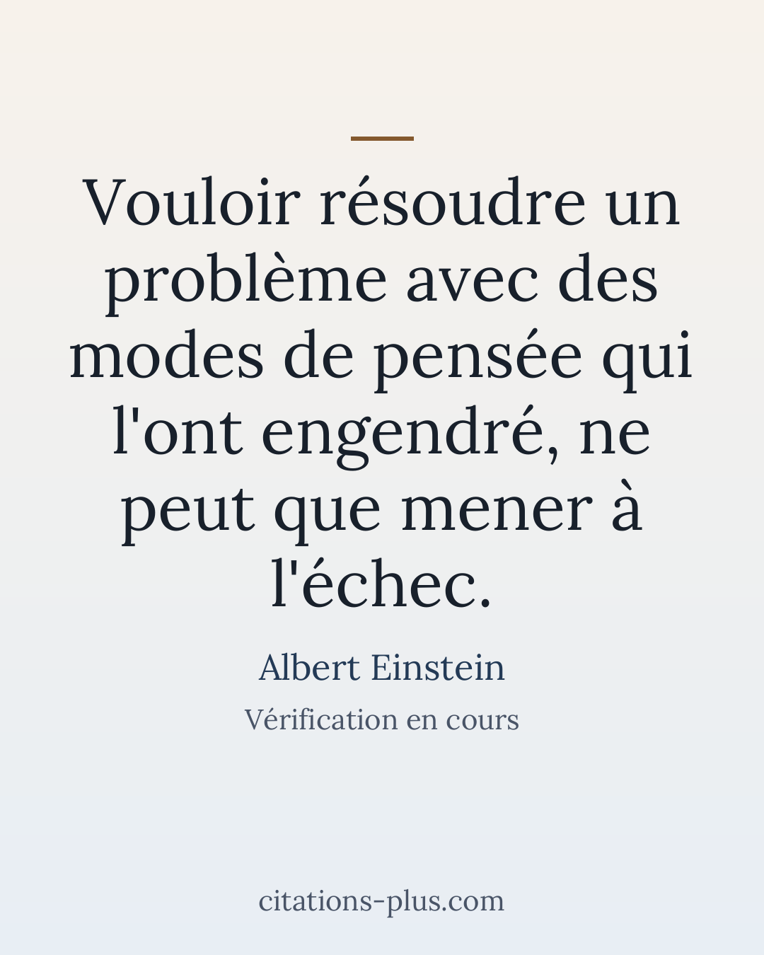 Carte Premium clair — Albert Einstein