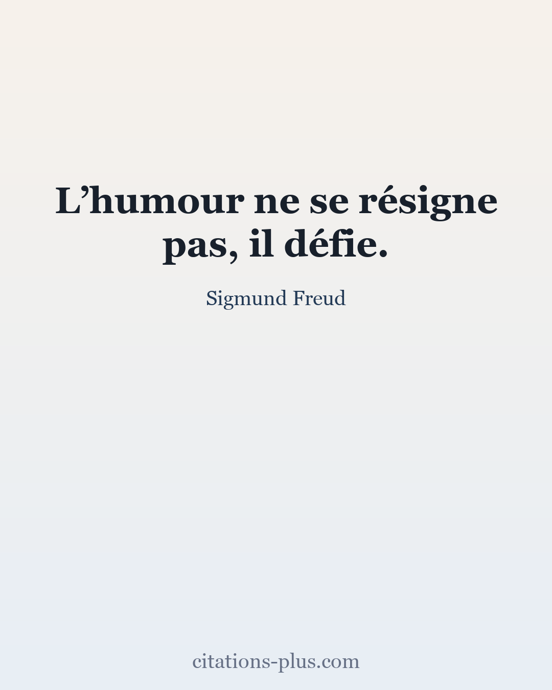 Carte Premium clair — Sigmund Freud