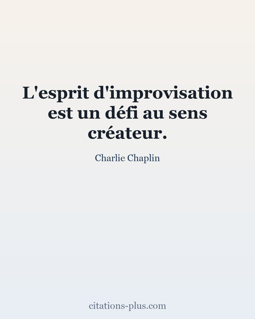Carte Premium clair — Charlie Chaplin