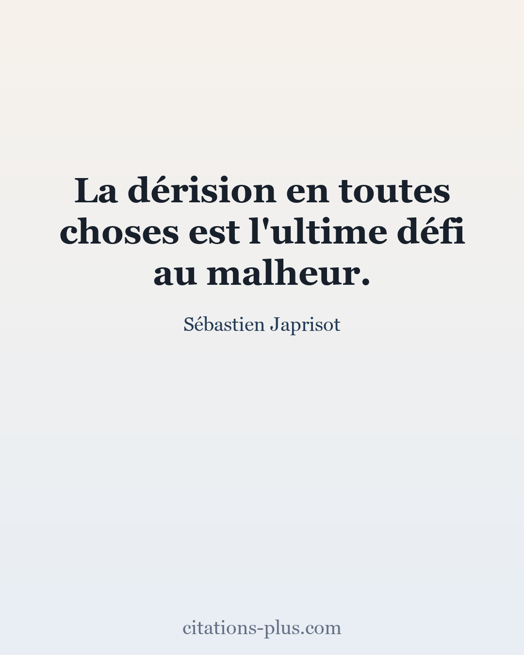 Carte Premium clair — Sébastien Japrisot