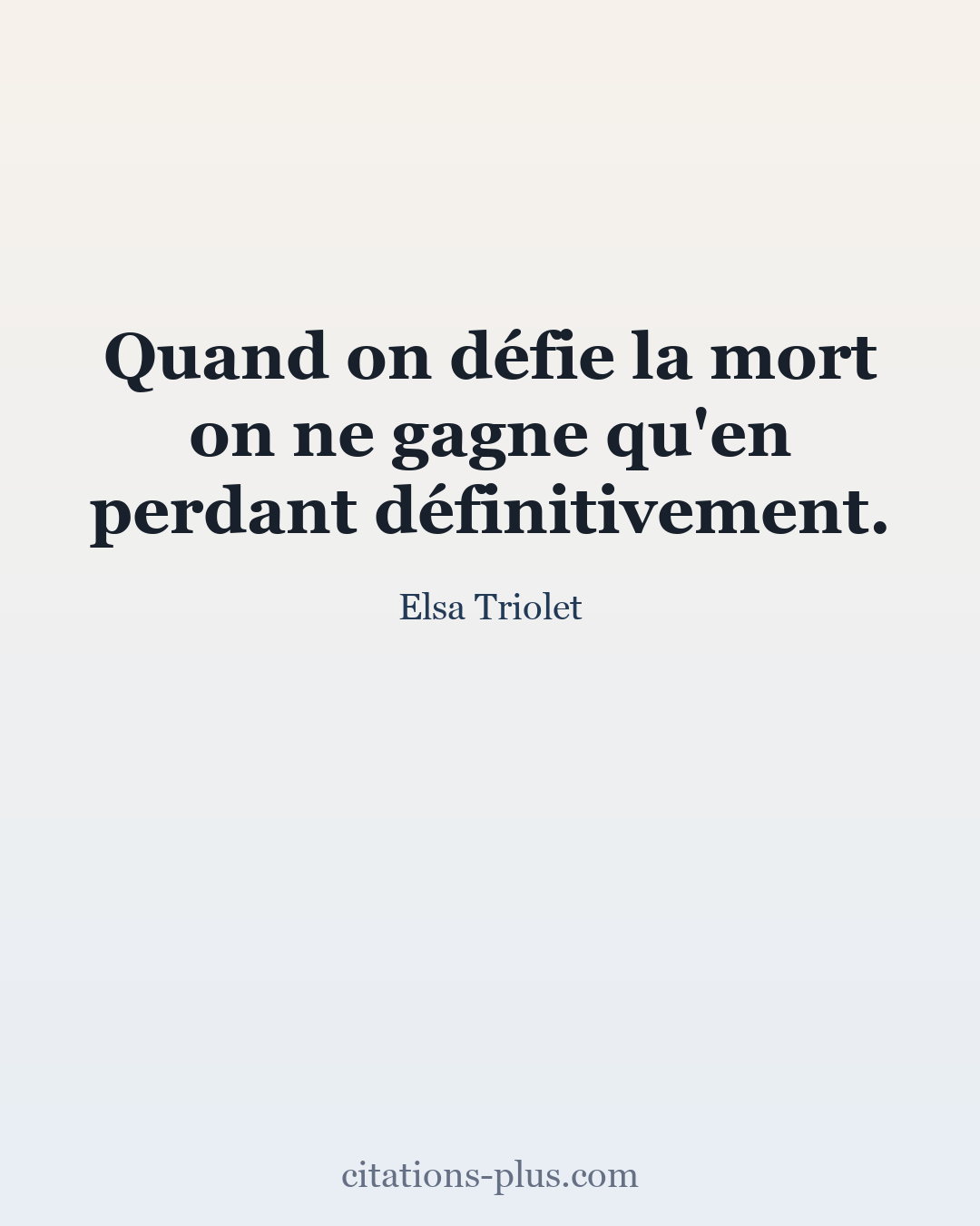 Carte Premium clair — Elsa Triolet