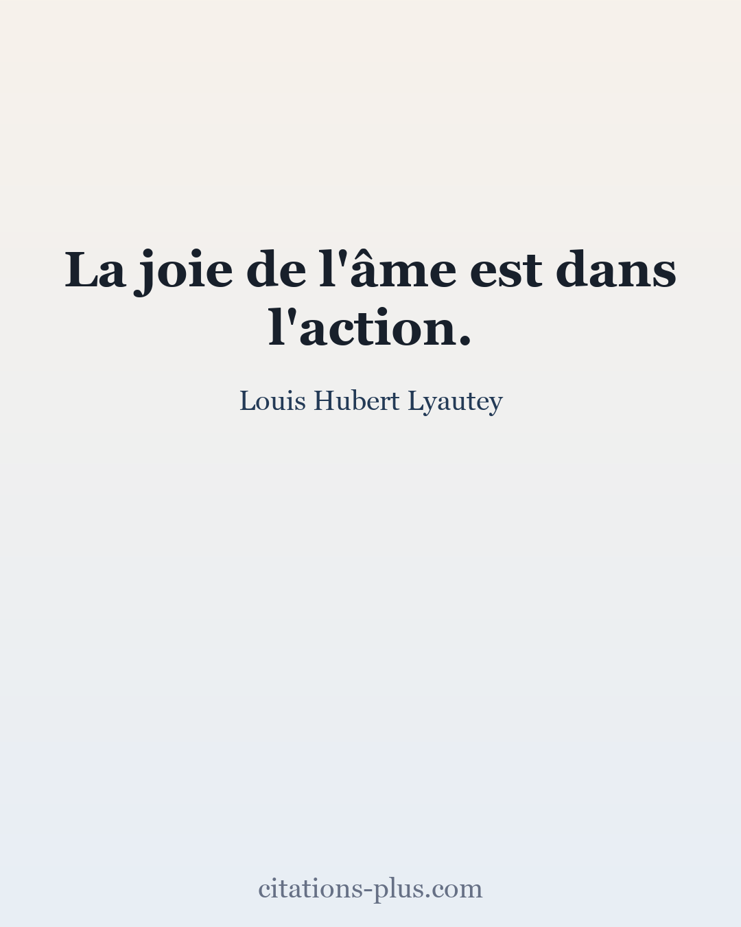 Carte Premium clair — Louis Hubert Lyautey