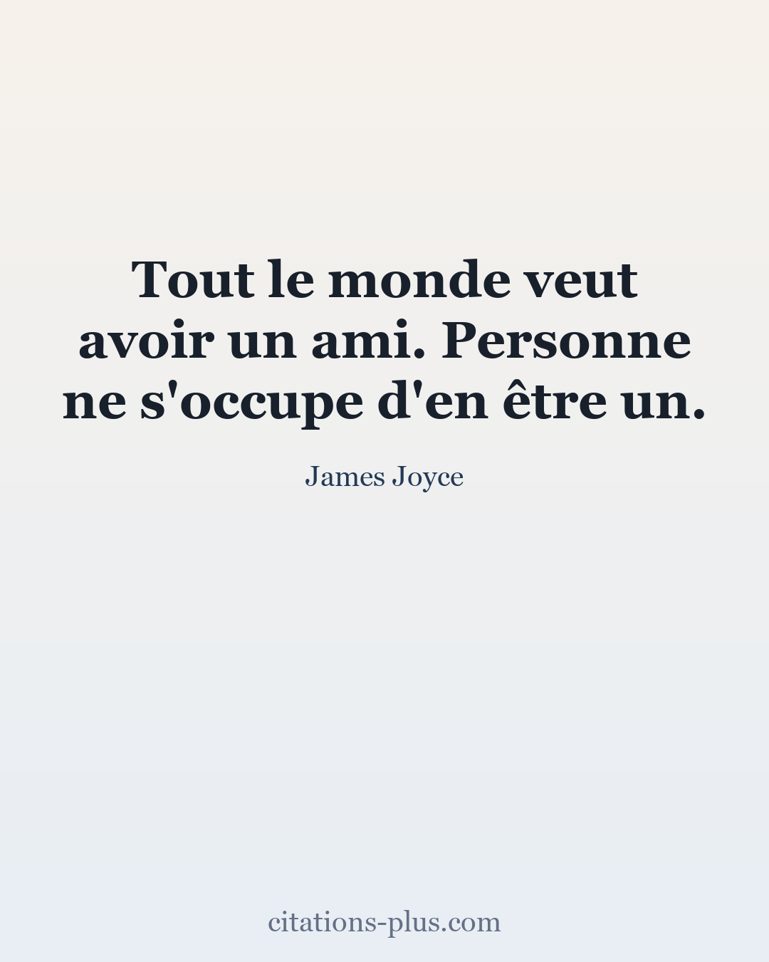 Carte Premium clair — James Joyce