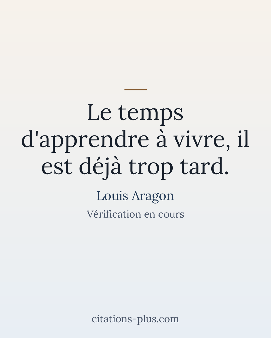Carte Premium clair — Louis Aragon