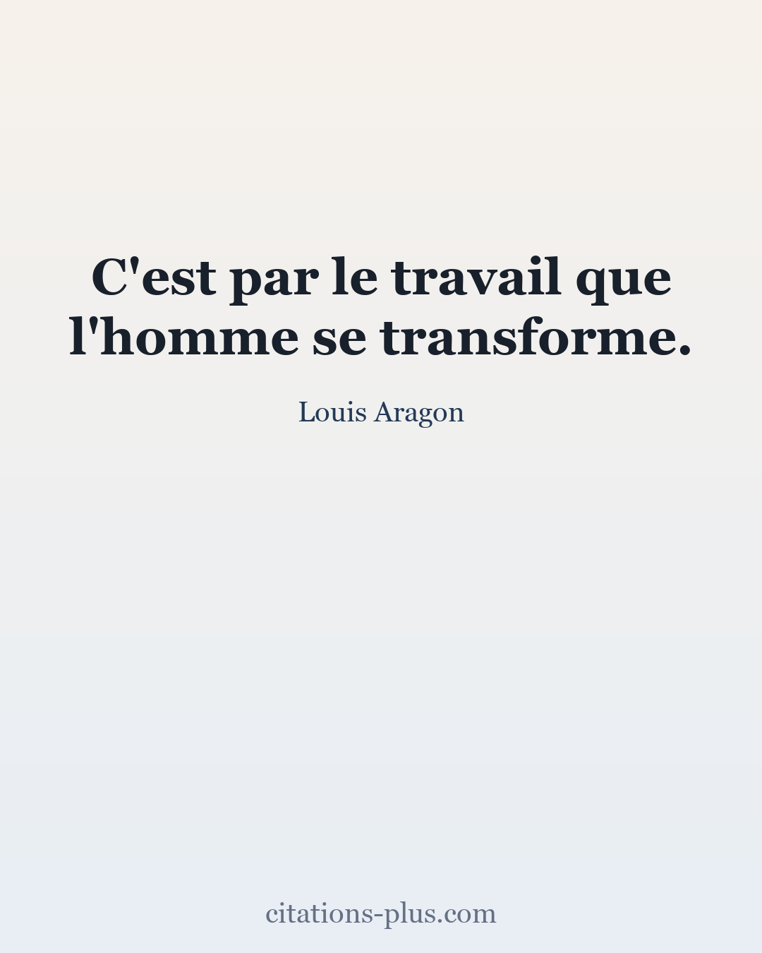 Carte Premium clair — Louis Aragon