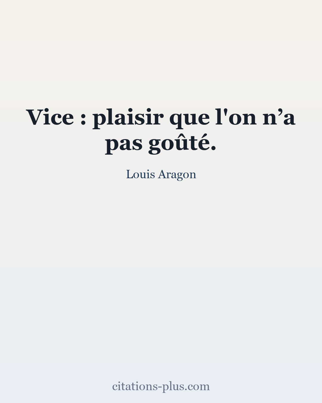 Carte Premium clair — Louis Aragon