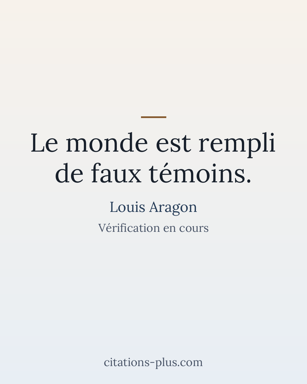 Carte Premium clair — Louis Aragon