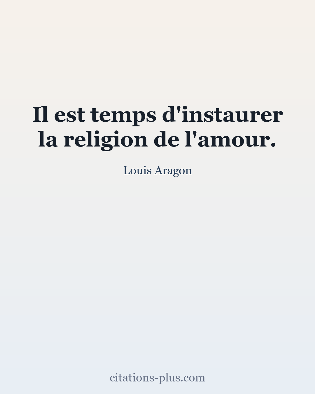 Carte Premium clair — Louis Aragon