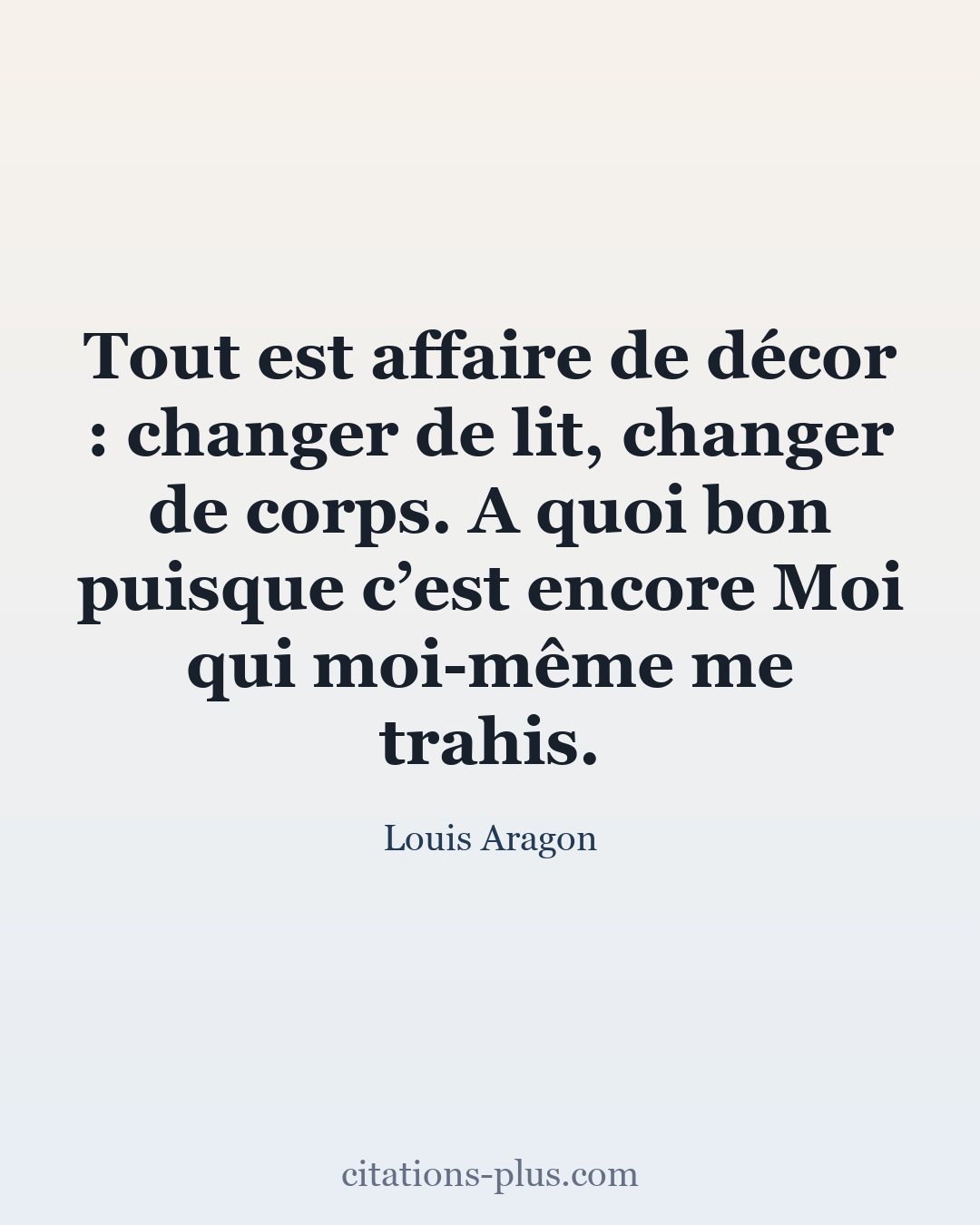 Carte Premium clair — Louis Aragon