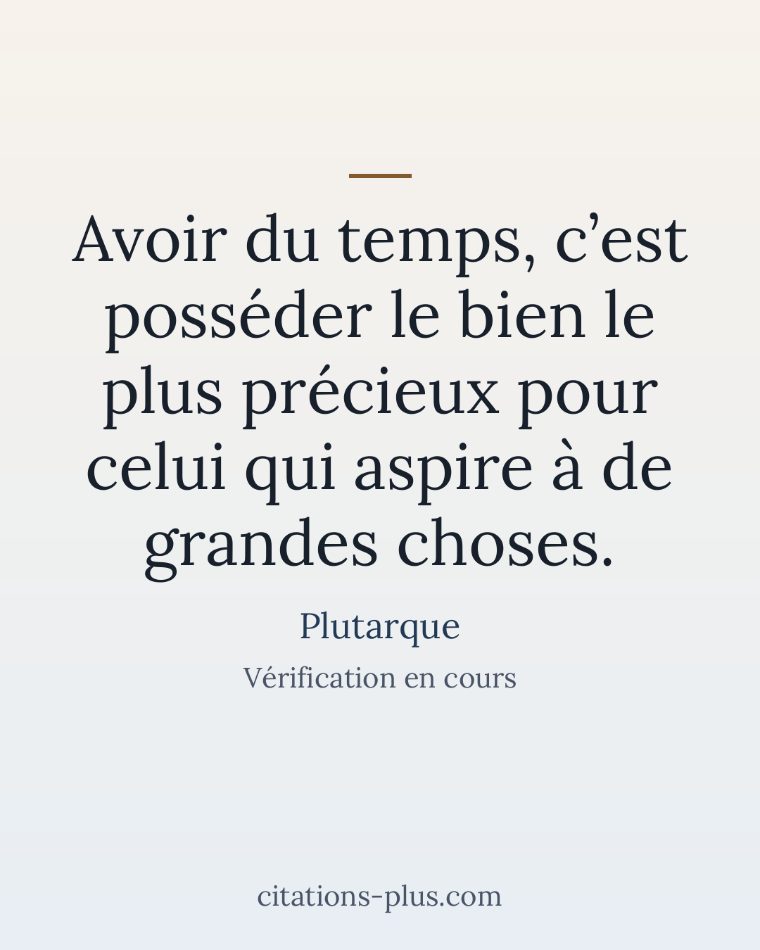 Carte Premium clair — Plutarque