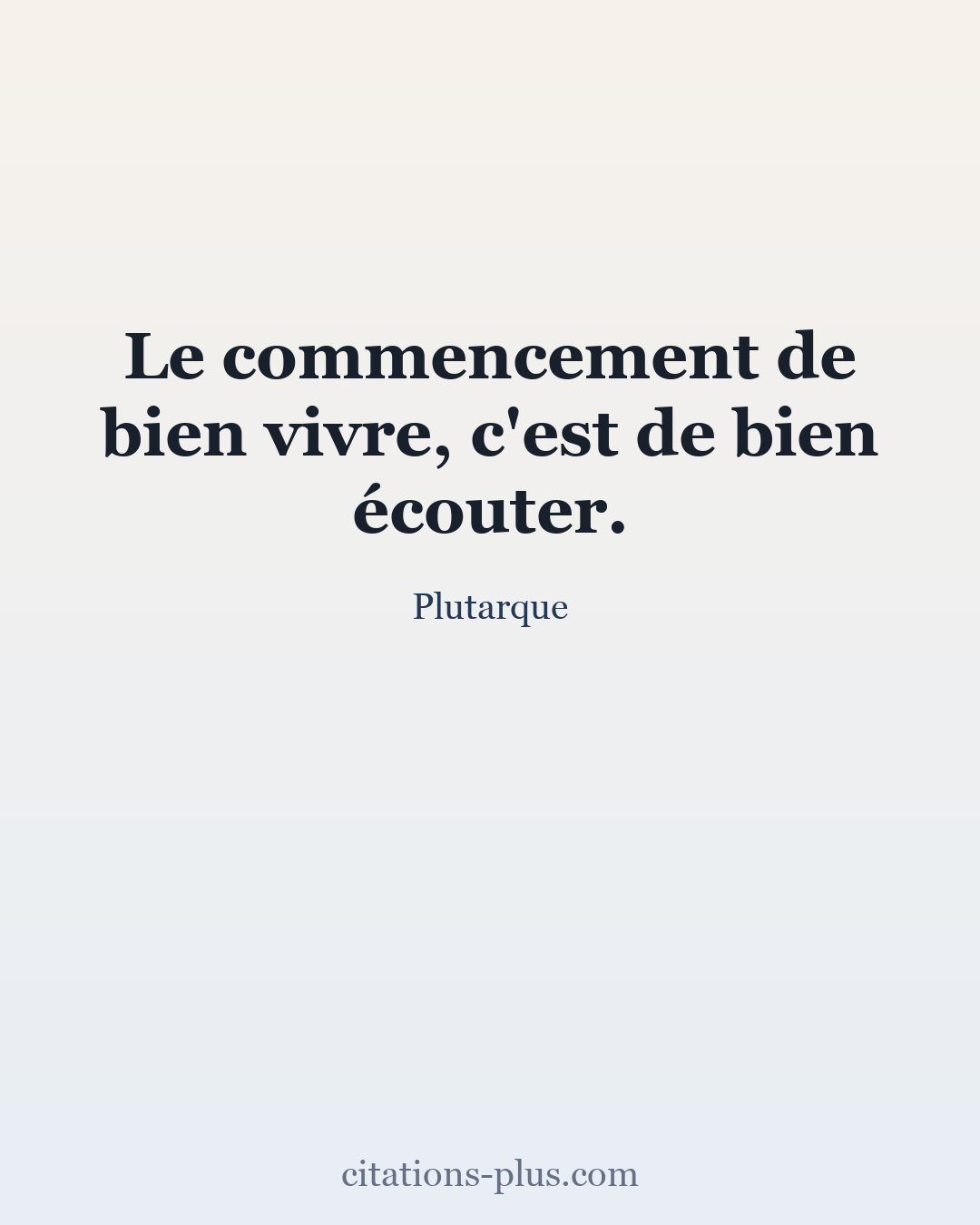 Carte Premium clair — Plutarque