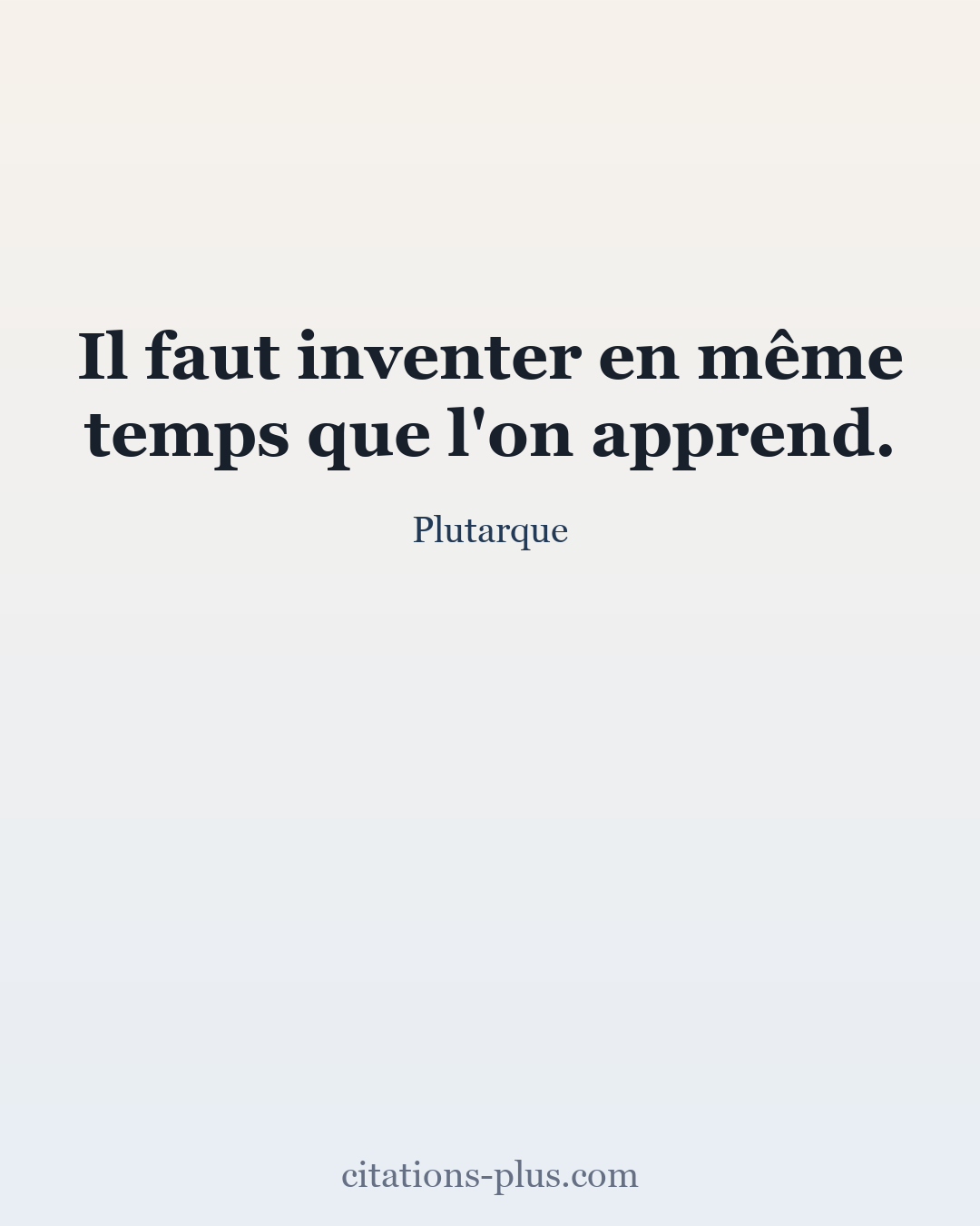 Carte Premium clair — Plutarque