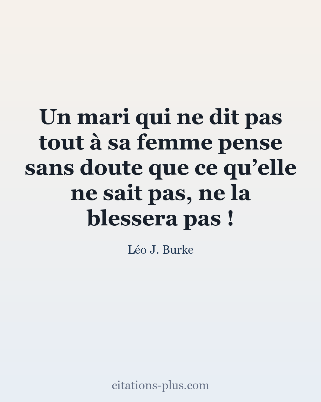 Carte Premium clair — Léo J. Burke