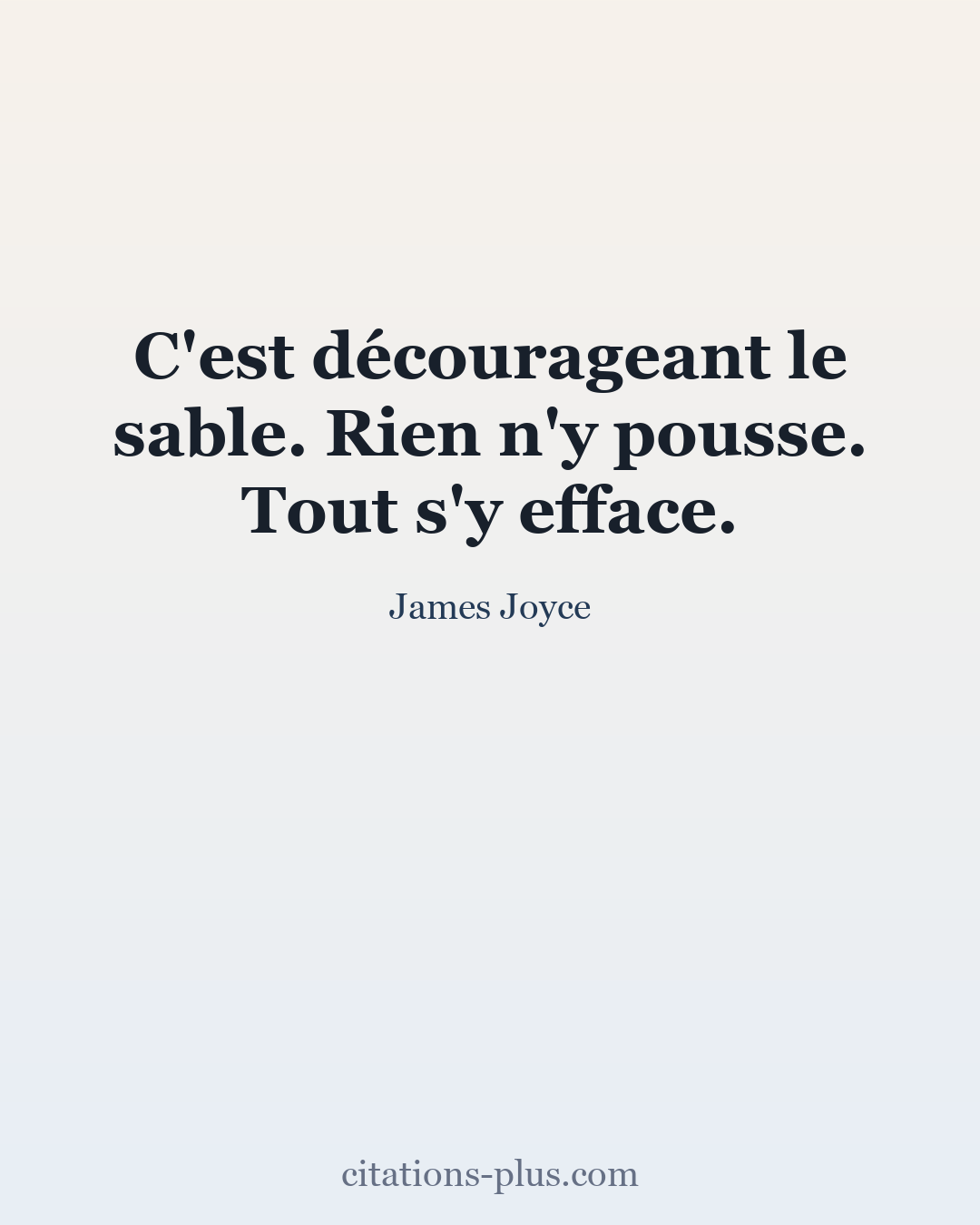 Carte Premium clair — James Joyce