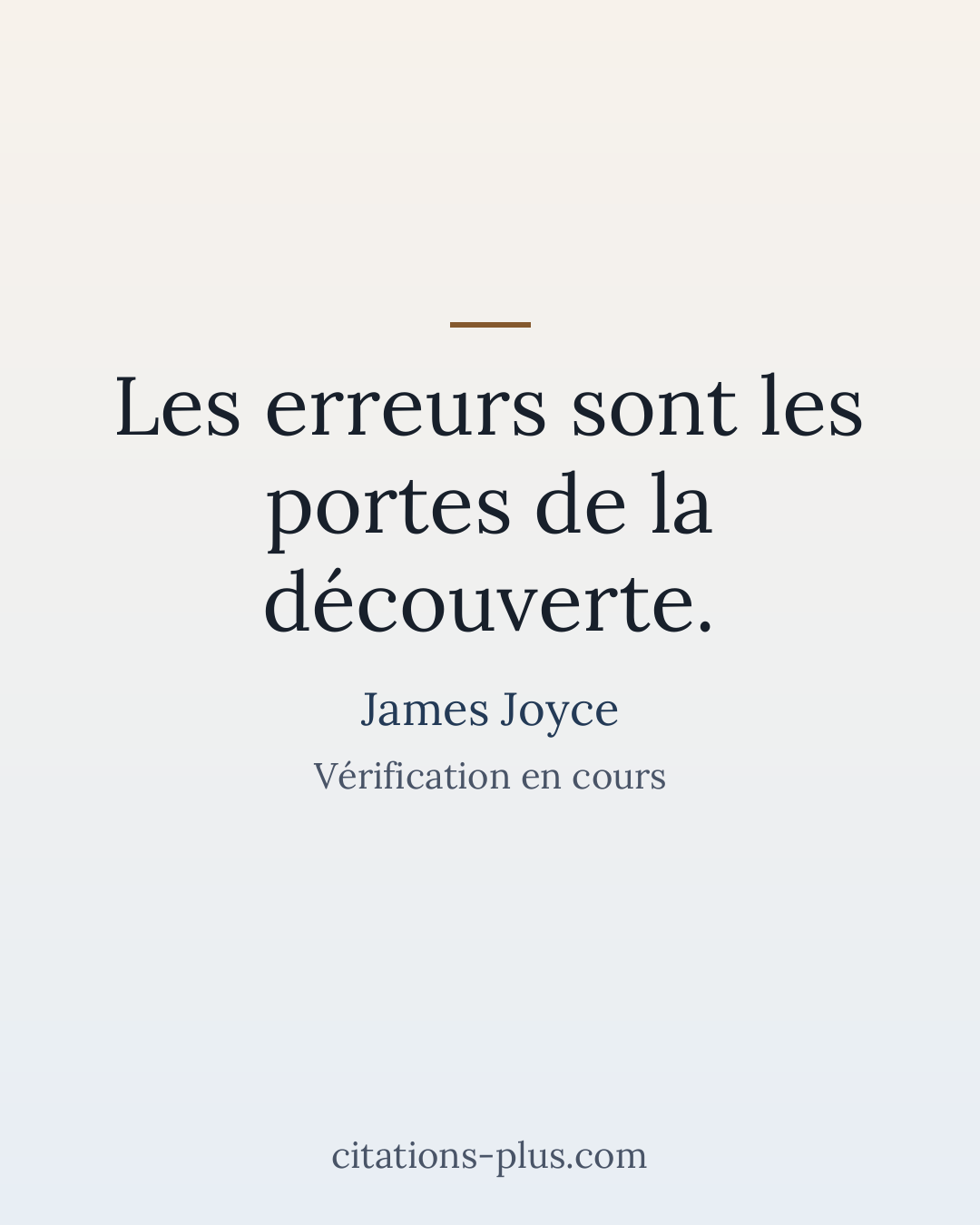Carte Premium clair — James Joyce