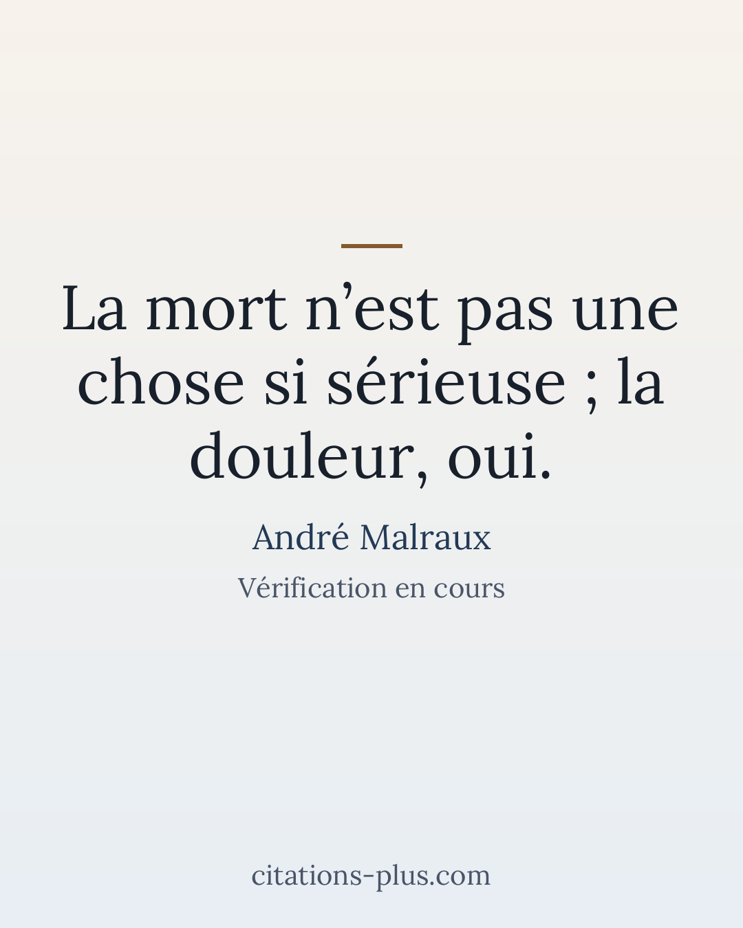 Carte Premium clair — André Malraux