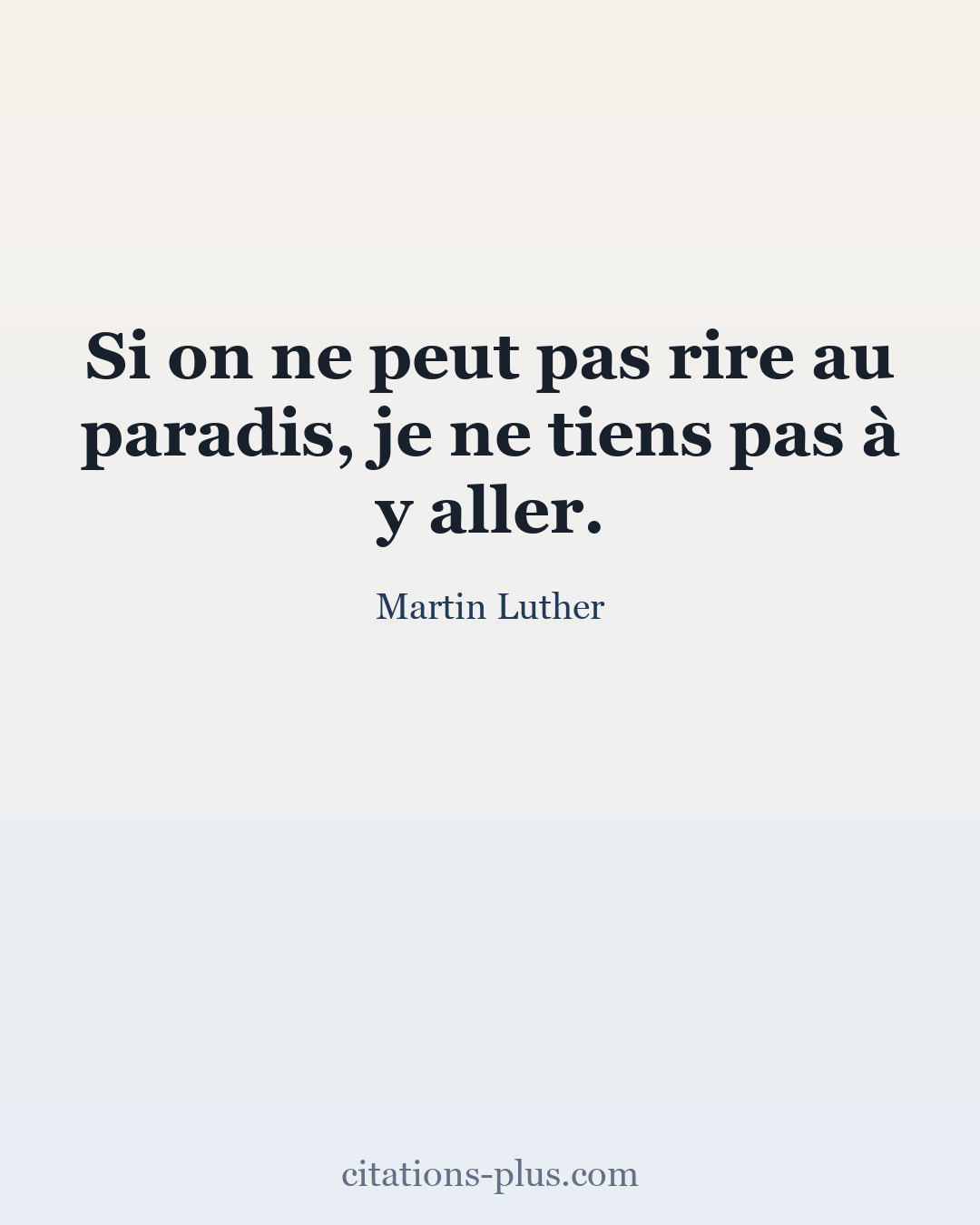 Carte Premium clair — Martin Luther