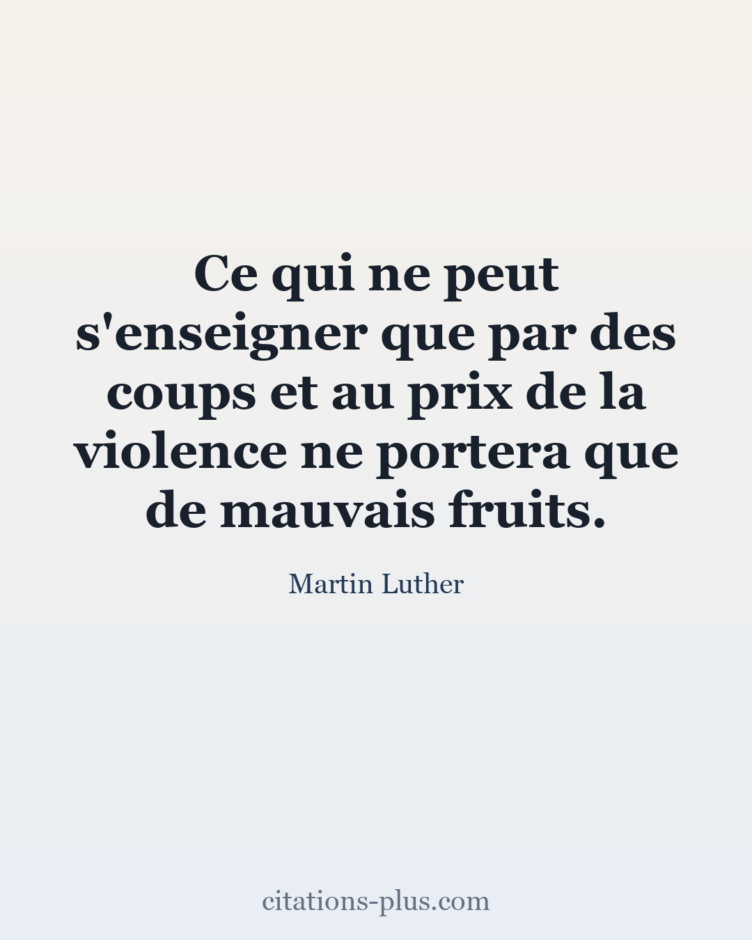 Carte Premium clair — Martin Luther