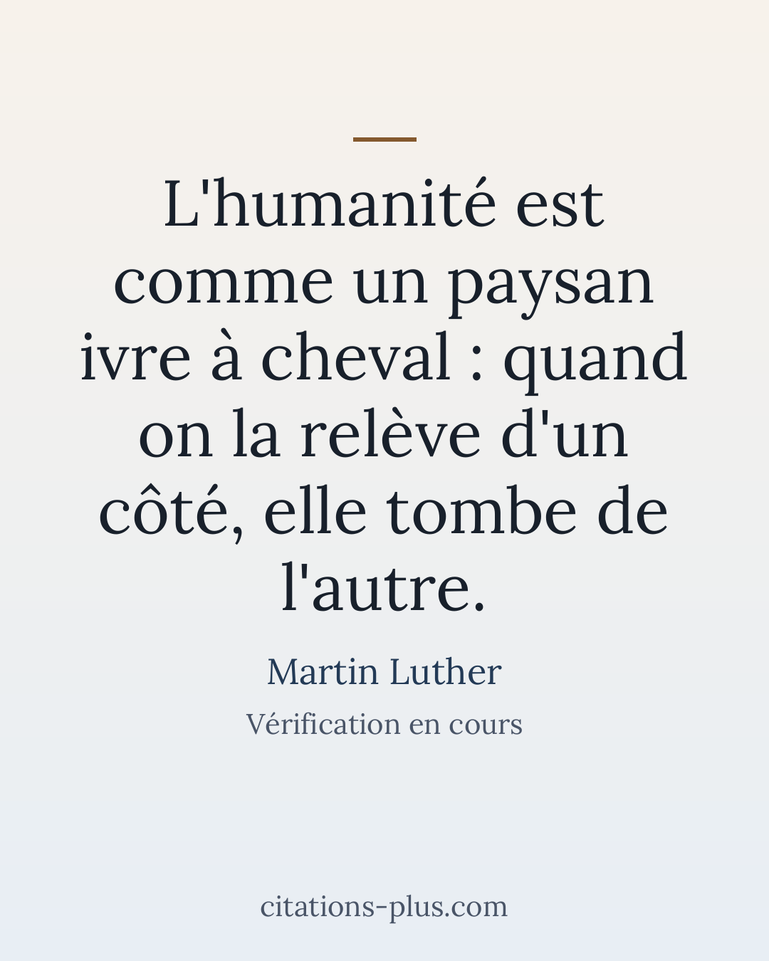 Carte Premium clair — Martin Luther