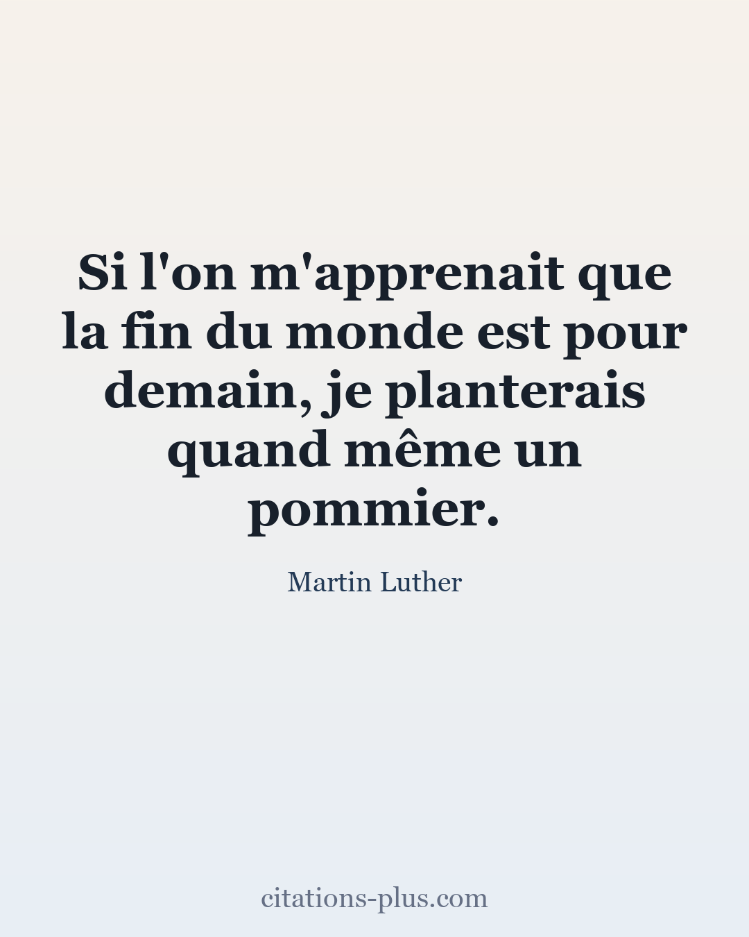 Carte Premium clair — Martin Luther