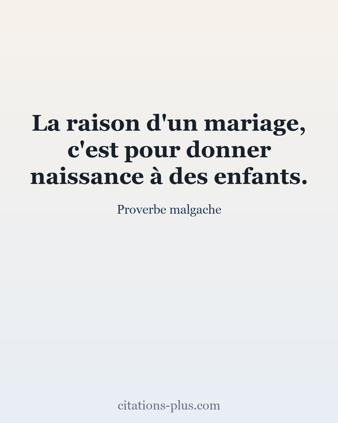 Carte Premium clair — Proverbe malgache