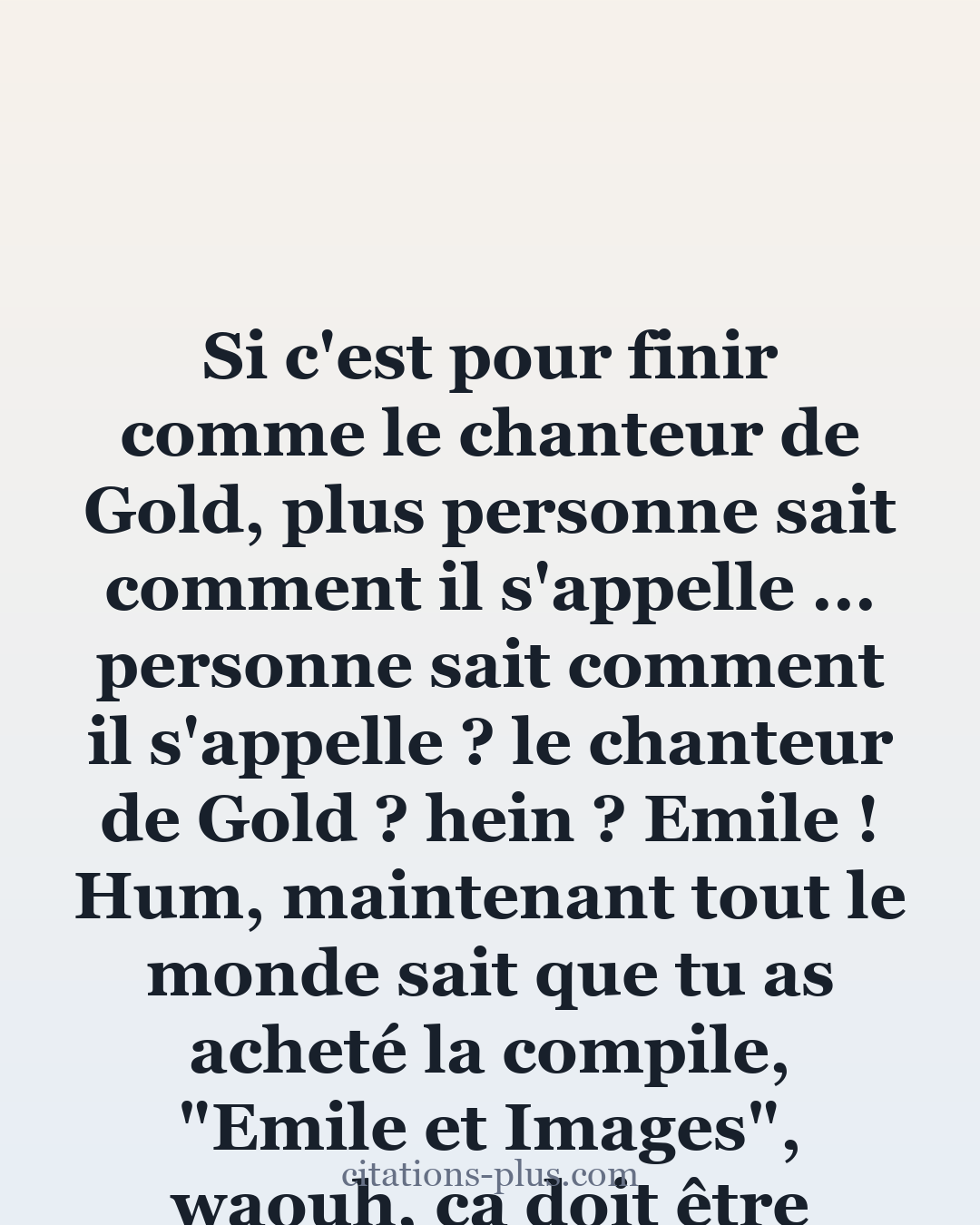 Carte Premium clair — Florence Foresti