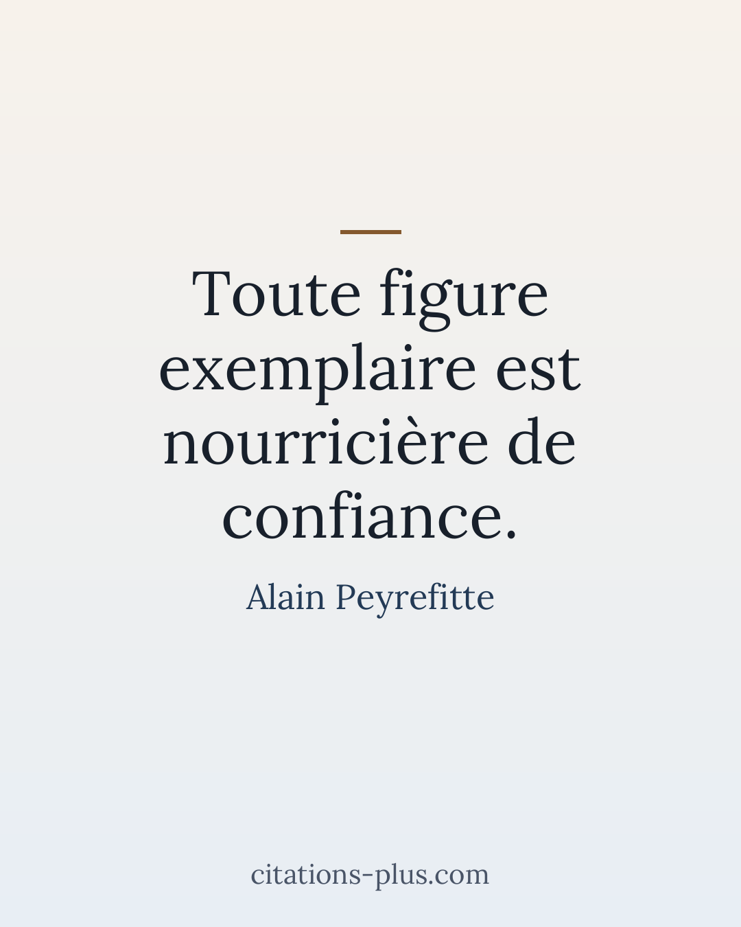 Carte Premium clair — Alain Peyrefitte