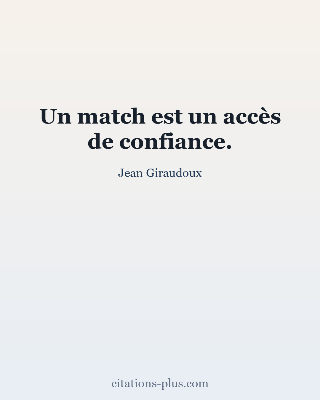 Carte Premium clair — Jean Giraudoux