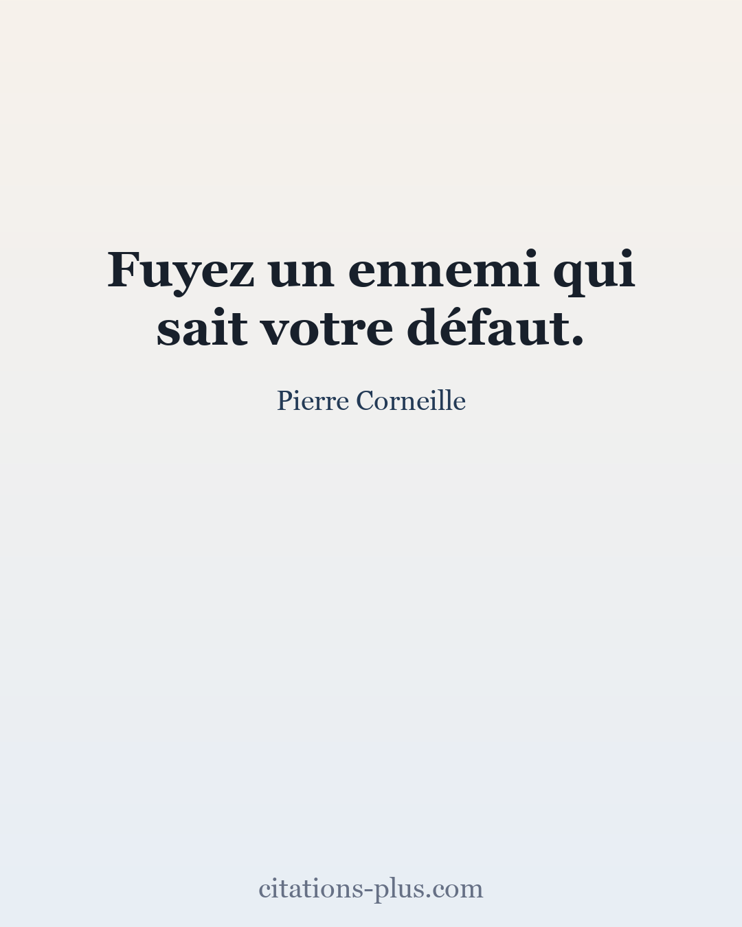Carte Premium clair — Pierre Corneille