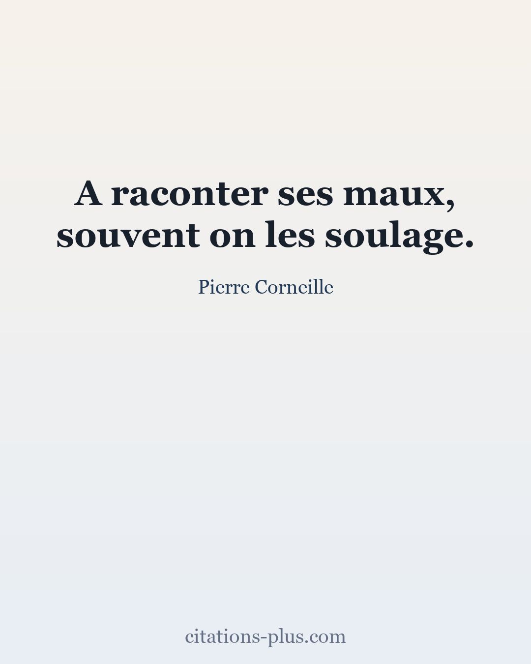 Carte Premium clair — Pierre Corneille