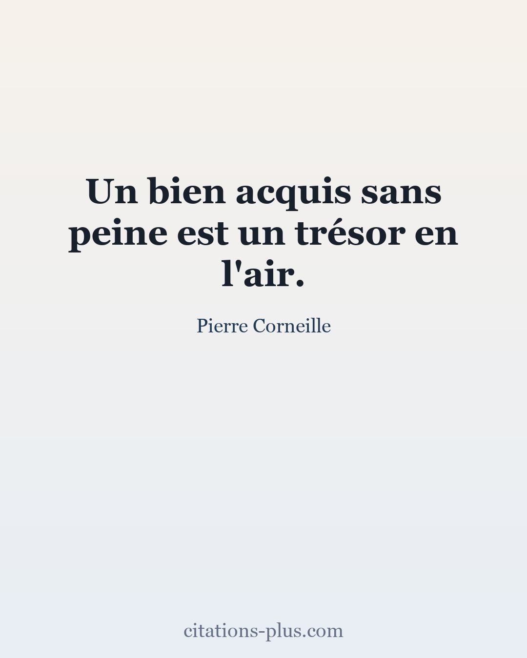 Carte Premium clair — Pierre Corneille