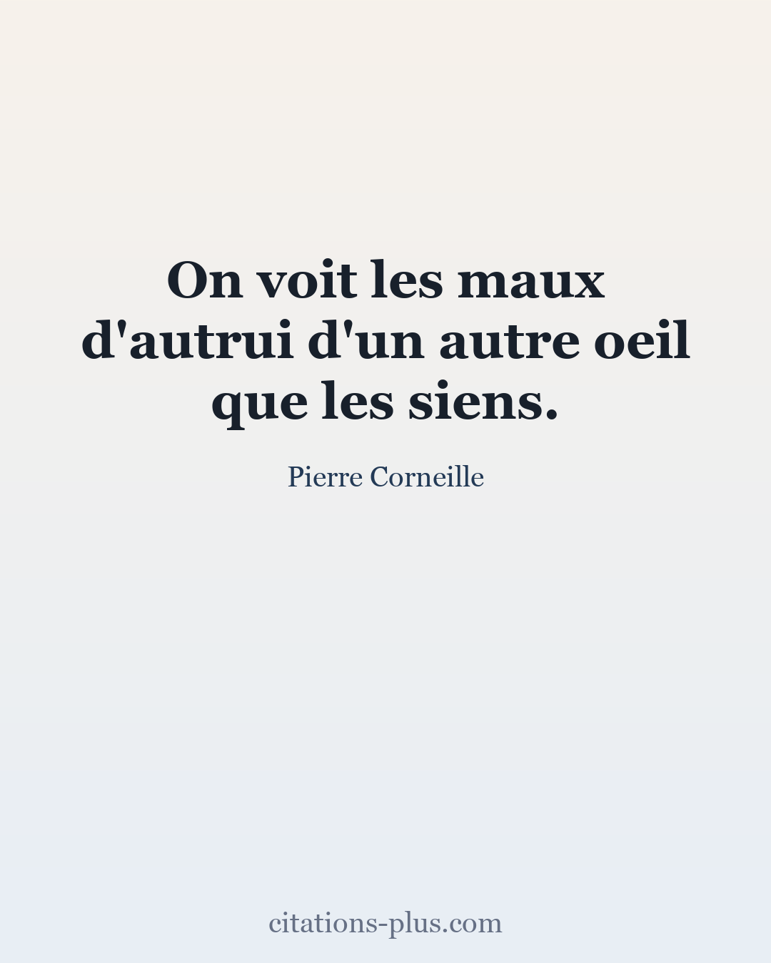 Carte Premium clair — Pierre Corneille