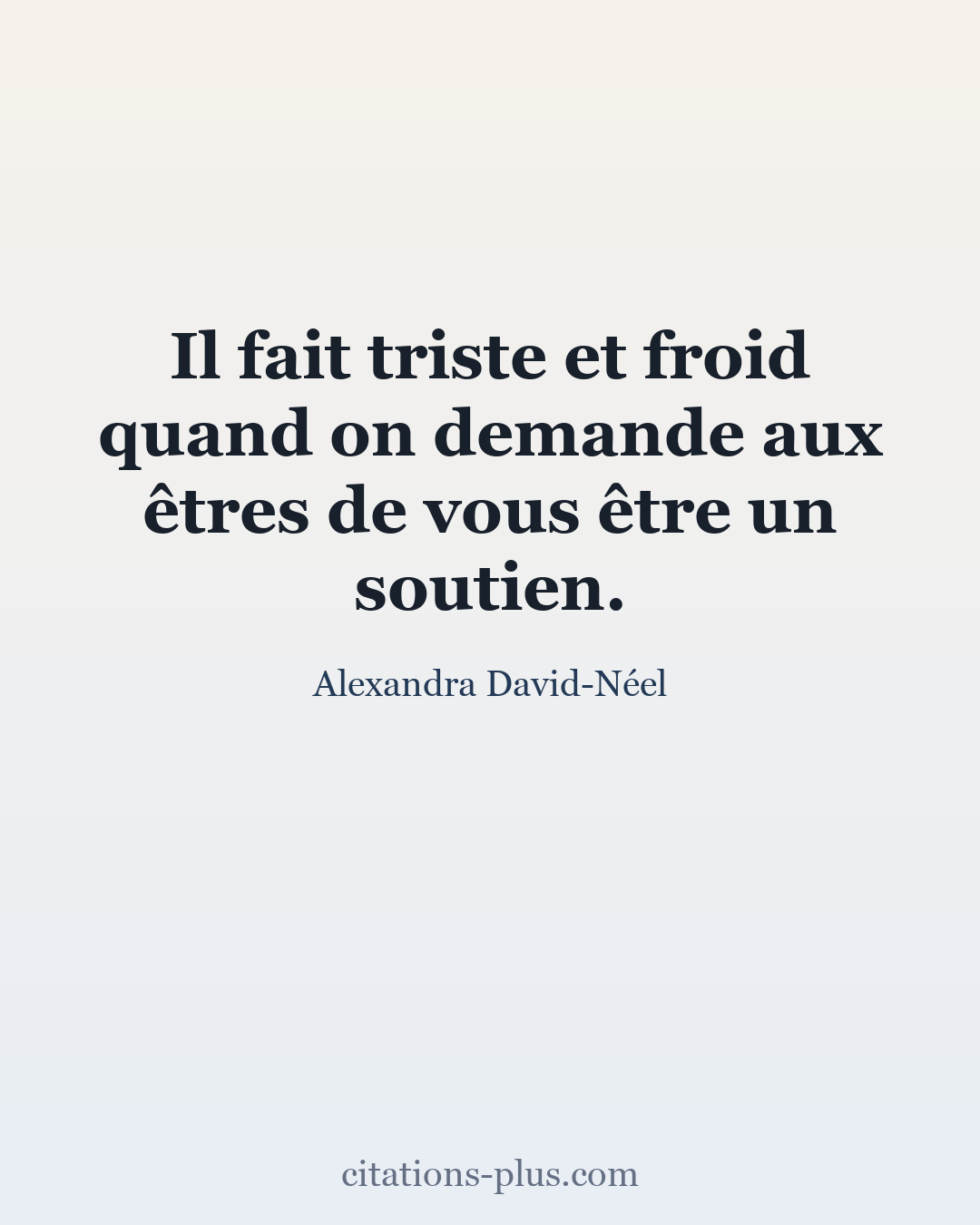Carte Premium clair — Alexandra David-Néel