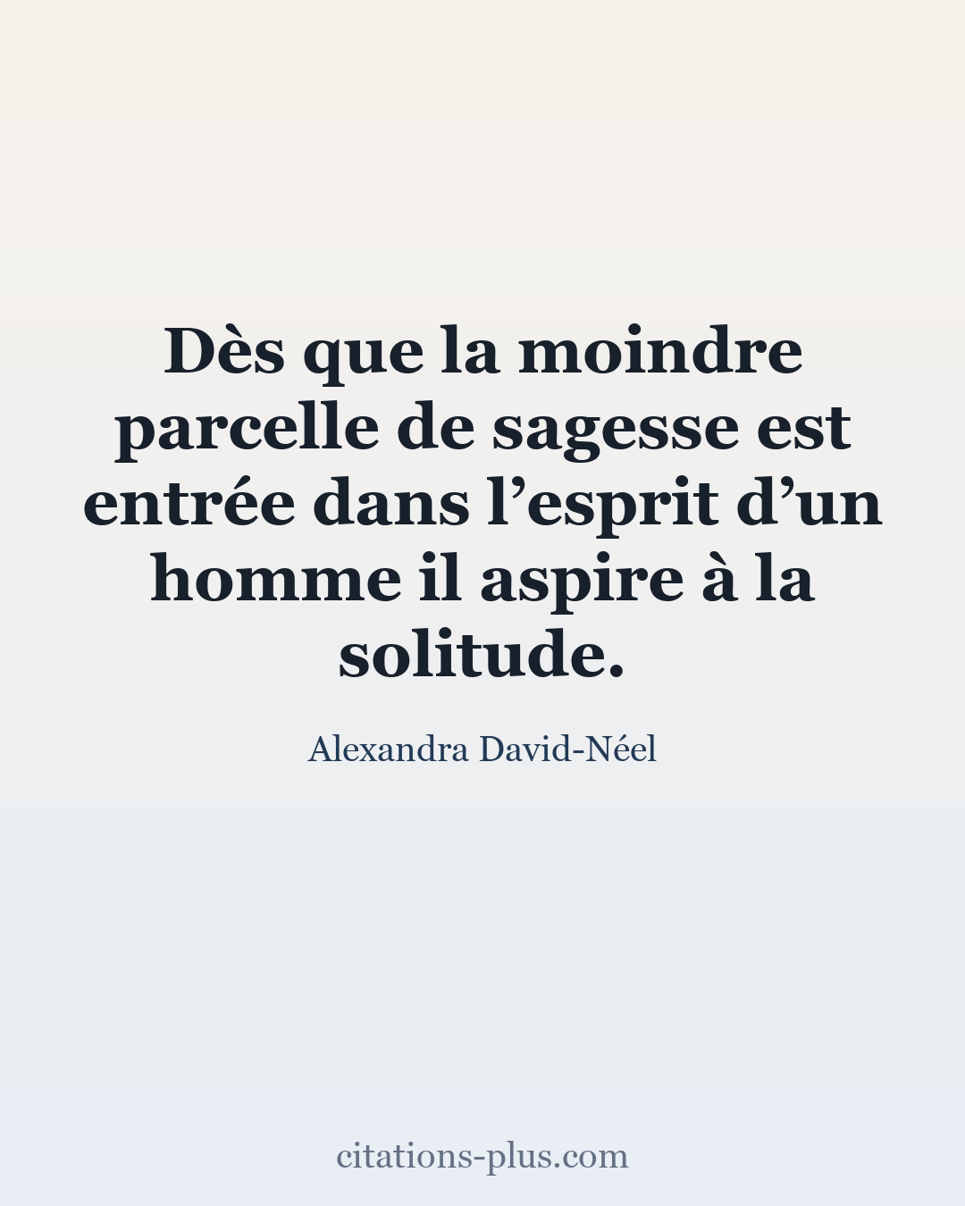 Carte Premium clair — Alexandra David-Néel