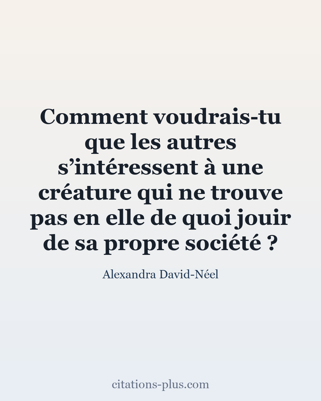 Carte Premium clair — Alexandra David-Néel