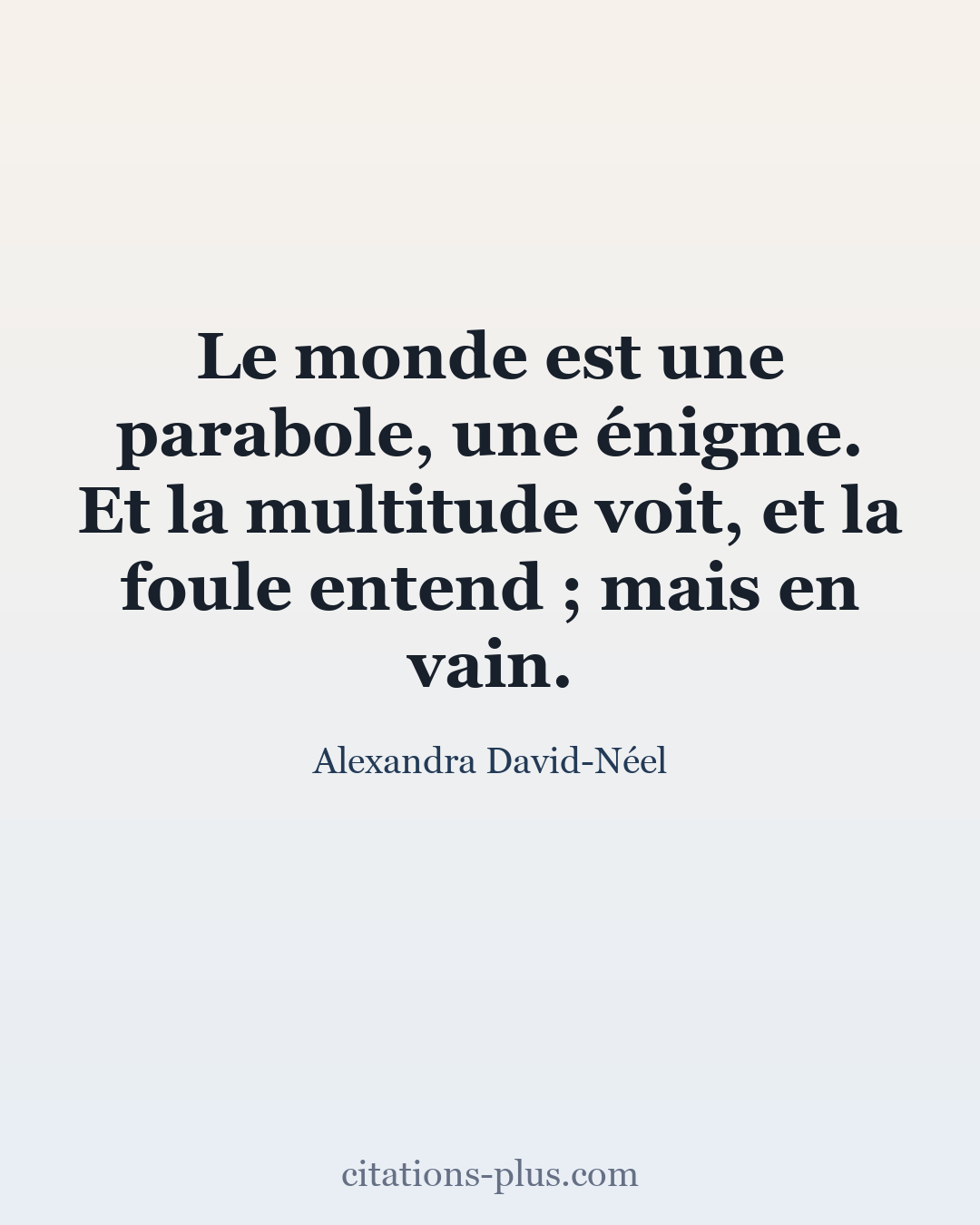 Carte Premium clair — Alexandra David-Néel