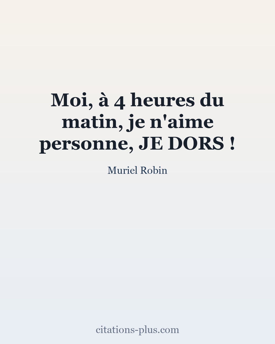 Carte Premium clair — Muriel Robin