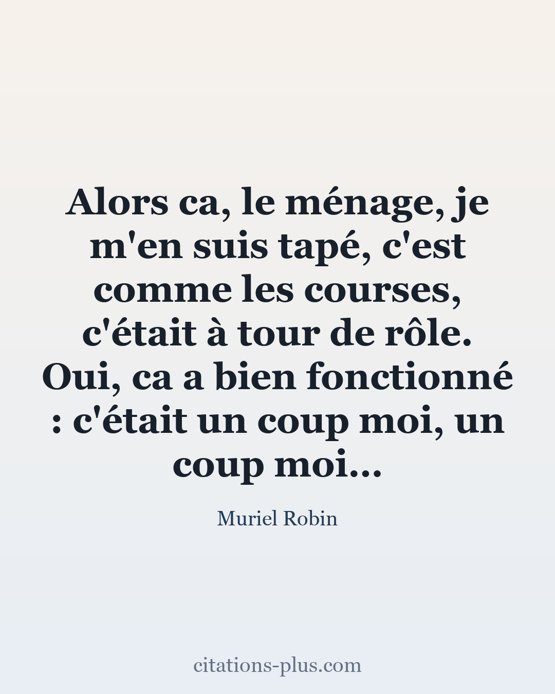 Carte Premium clair — Muriel Robin