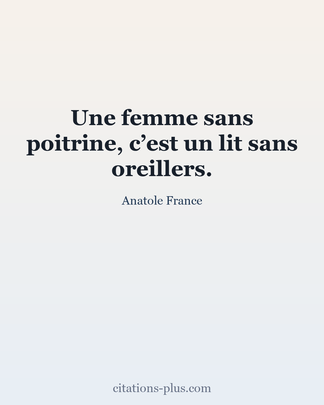 Carte Premium clair — Anatole France