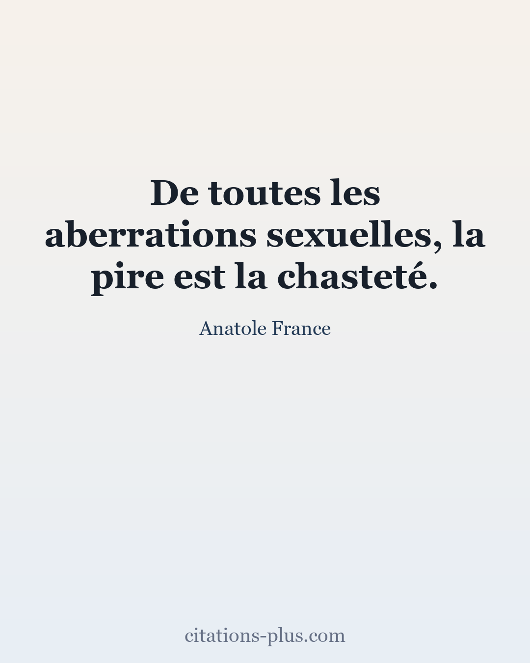 Carte Premium clair — Anatole France