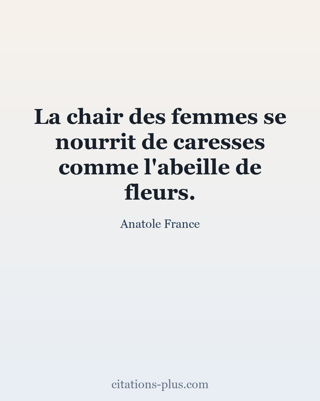Carte Premium clair — Anatole France