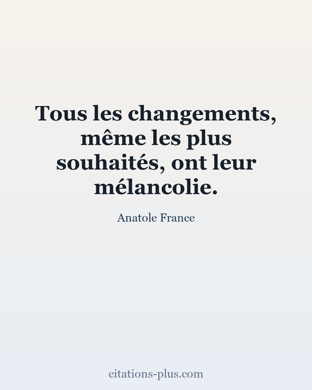 Carte Premium clair — Anatole France