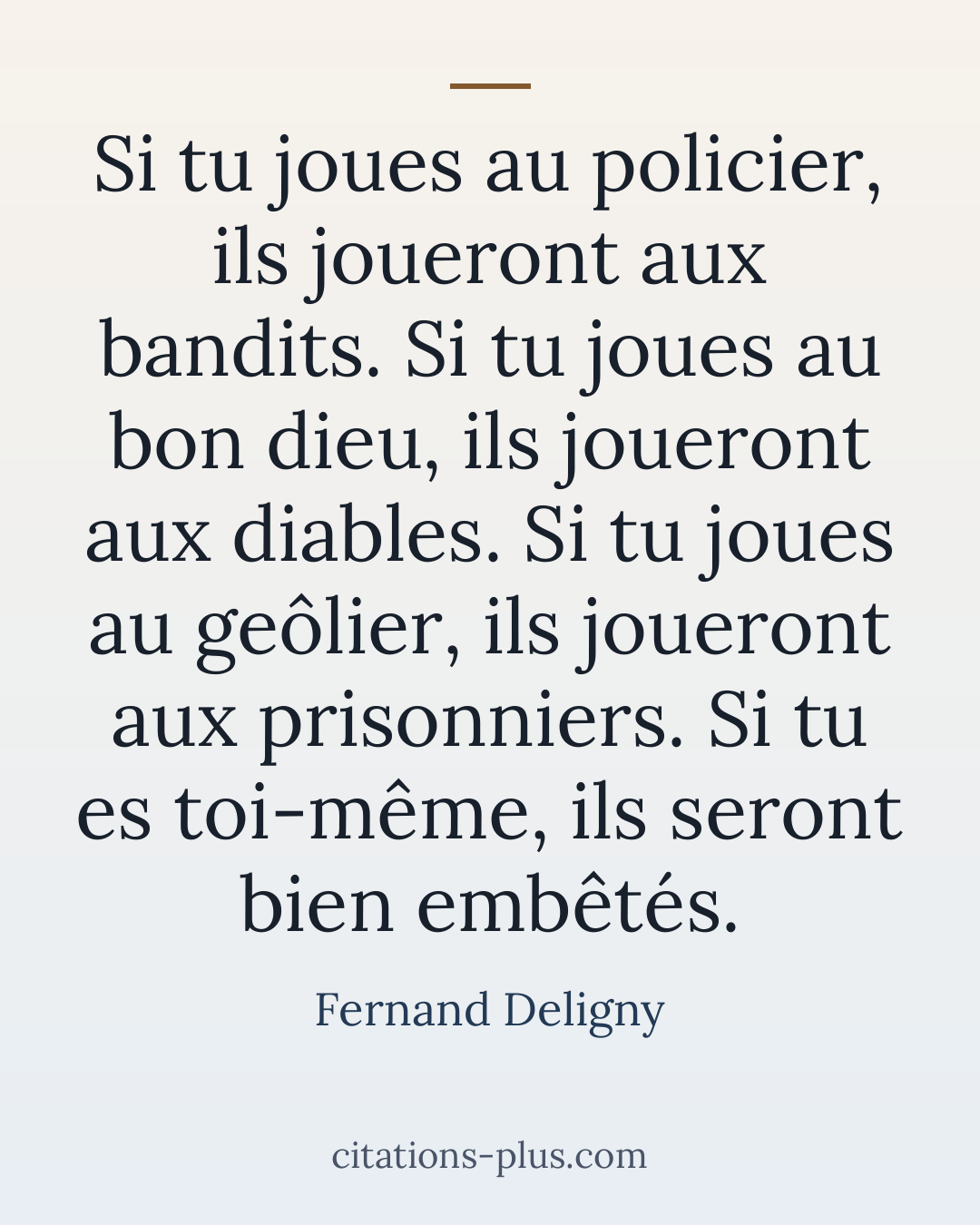 Carte Premium clair — Fernand Deligny
