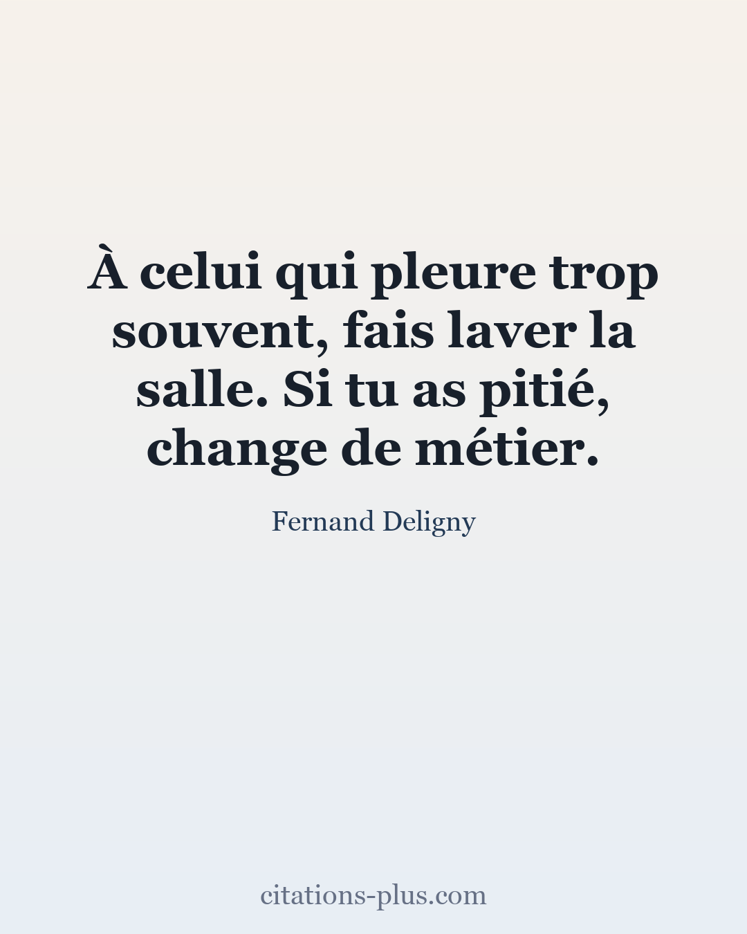 Carte Premium clair — Fernand Deligny