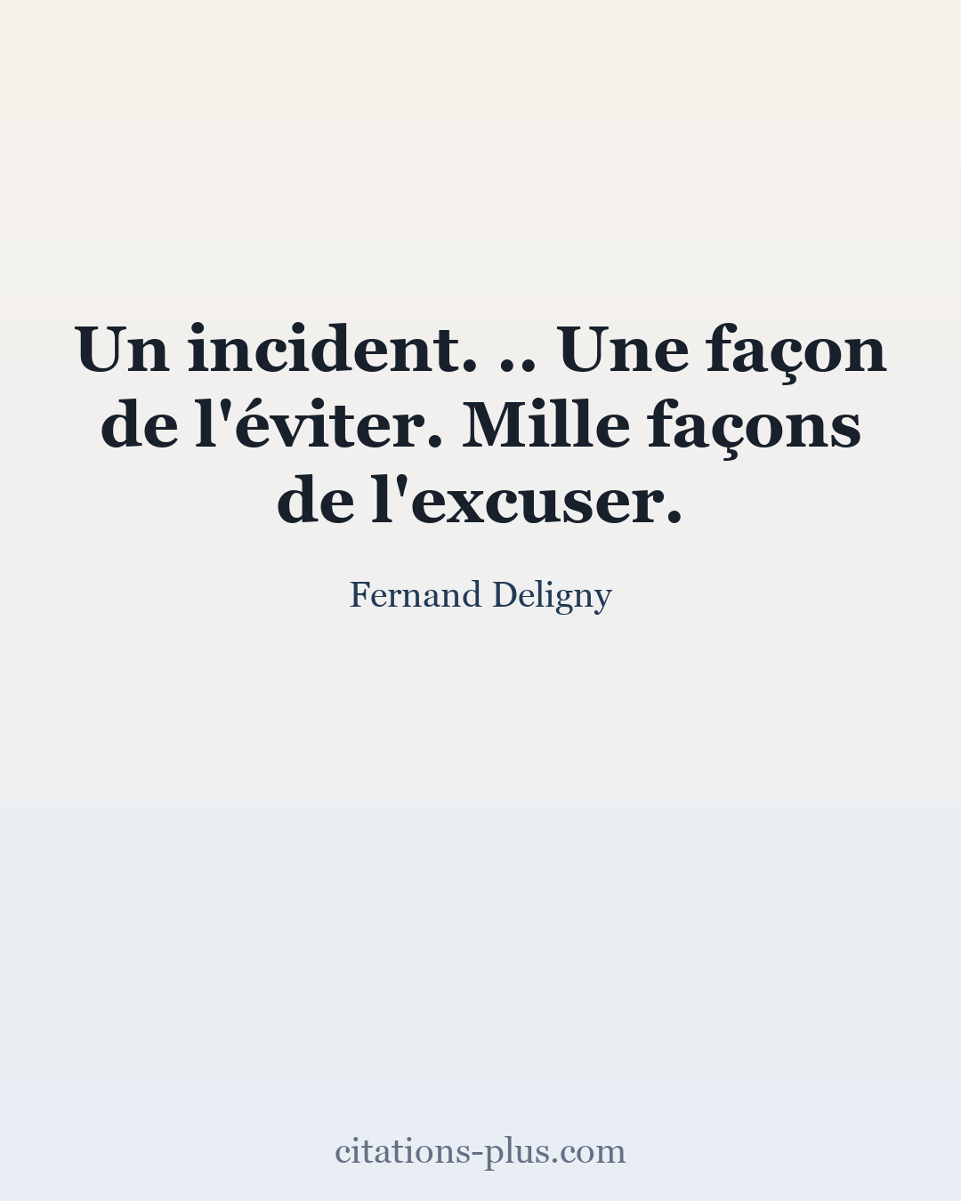Carte Premium clair — Fernand Deligny