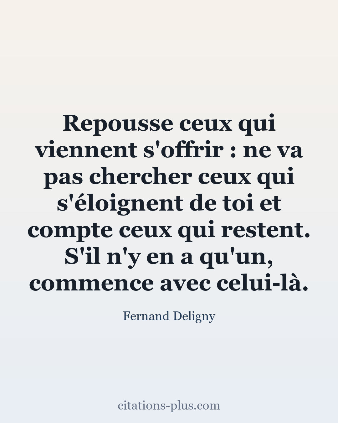 Carte Premium clair — Fernand Deligny