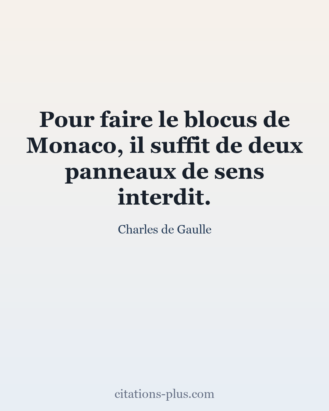 Carte Premium clair — Charles de Gaulle