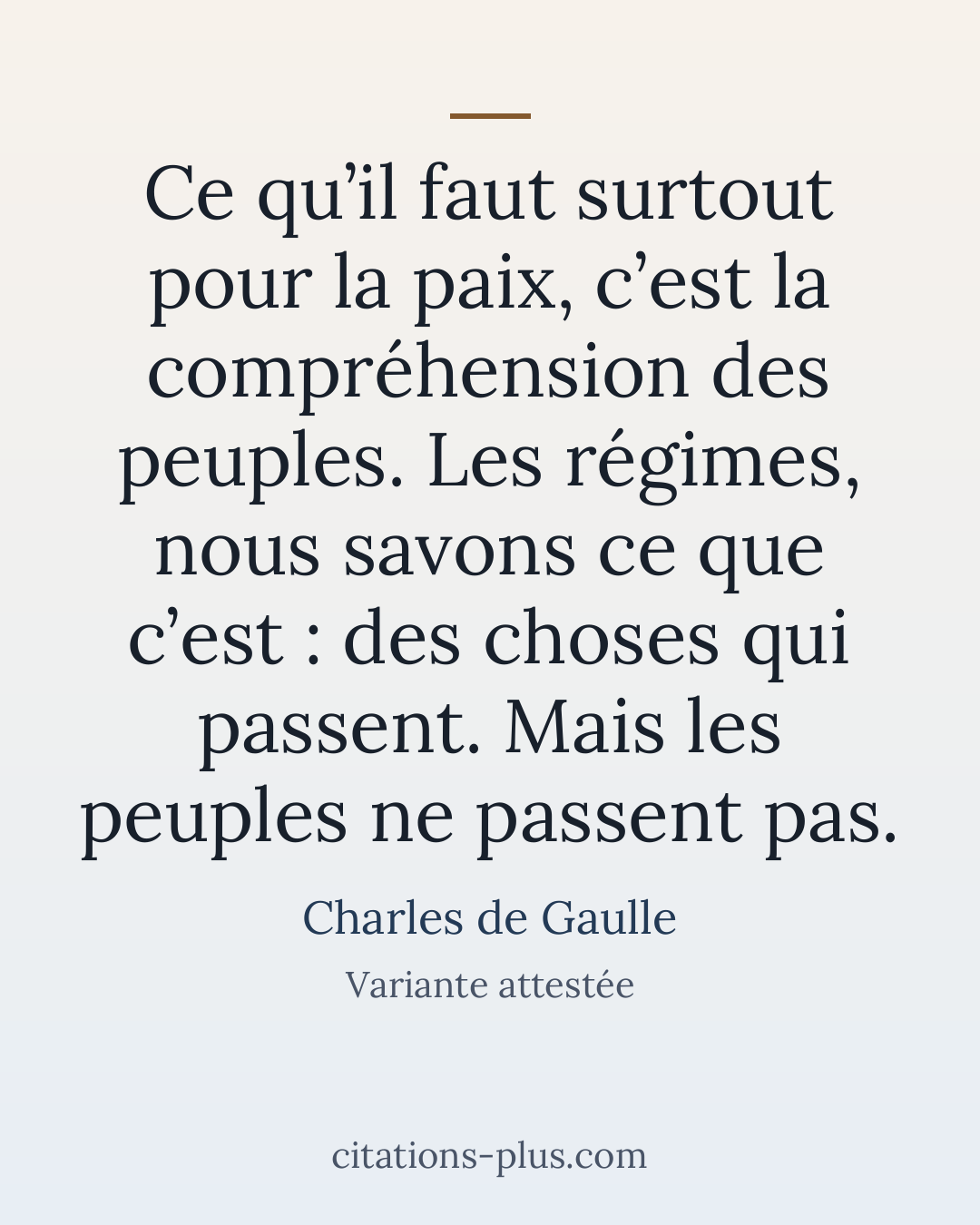 Carte Premium clair — Charles de Gaulle