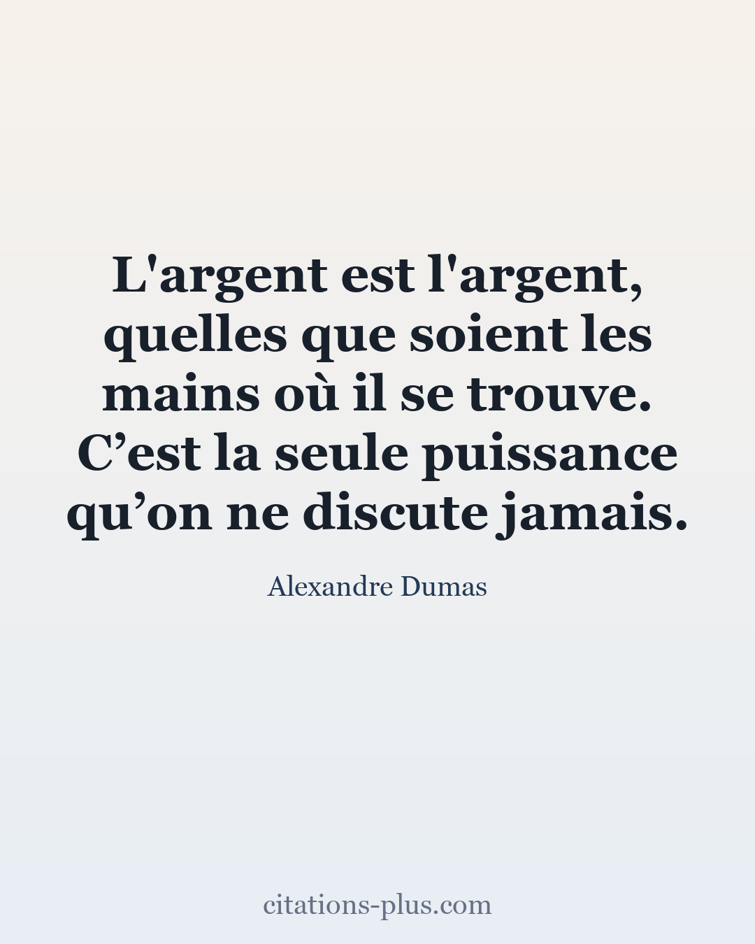 Carte Premium clair — Alexandre Dumas